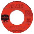 EP 45 RPM (7")  Ann Christy  "  L'amour nous a quitts  "