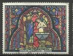 France 1966; Y&T n 1492; 1,00F vitrail de la Ste Chapelle