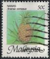 Malaisie 1986 Oblitr Used Fruits Tropicaux Pineapple Ananas comosus SU