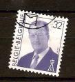 Belgique timbre oblitr " Roi des Belges "