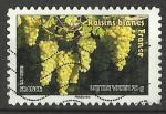 France 2012; Y&T n aa688; lettre verte 20g, carnet fruits, Raisins blancs