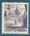 Allemagne occupation franaise Wurtemberg N29 Bebenhausen 4p neuf**