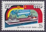 Timbre oblitr n 5341(Yvert) URSS 1986 - Marine, ligne de transbordeurs