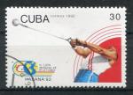 Timbre de CUBA 1992  Obl  N 3240  Y&T  Athltisme