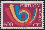 Portugal 1973 Oblitr Used Europa Posthorn Corne Postale Y&T PT 1180 SU
