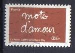 timbre France 2011 -  YT A 617 - les mots de Ben, mots d'amour