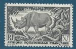 Afrique Equatoriale Franaise N209 Rhinocros 30c neuf**