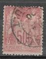 France  - 1898 - YT     n 104  oblitr, 