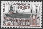 FRANCE - 1978 - Yt n 2002 - Ob - Abbaye de Fontevraud