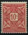 France : Cte d'Ivoire taxe n 10 xx anne 1915