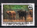Congo / 1978 / Buffle d'Afrique / YT  n 500, oblitr