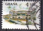 GHANA - 1991 - Chteau - Michel E1614AI oblitr
