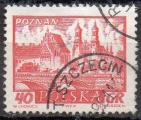 POLOGNE N 1055 o Y&T 1960 Anciennes villes (Poznan)
