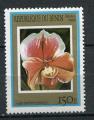 Timbre Rpublique du BENIN  1999  Obl  N  894  Y&T Fleurs