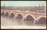 CPA anime BORDEAUX Le Pont et la Rive Gauche de la Garonne