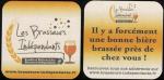 France Sous Bock Beermat Coaster Bire Beer Les Brasseurs Indpendants SU