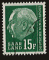 Sarre 1957 - Y&T 397 - oblitr - 1er prsident fdral Thodor Heuss