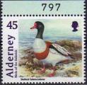 Alderney (Aurigny) 2011 - Oiseau Aurignais : tadorne de Belon - YT 411/SG 423 **