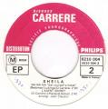 EP 45 RPM (7")  Sheila  "  Julietta "