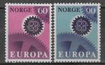 NORVEGE N°509/510** (Europa 1967) - COTE 3.00 €