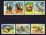 Tanzanie 1991 Animaux Elphants (49) Yvert n 796  802 oblitr used