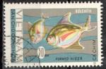 Vietnam du Nord 1967; Y&T n 547, 30 xu, faune, poissons