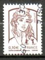France oblitr Yvert N4765 Marianne Ciappa 0,10 Brun 2013