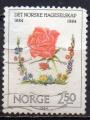 NORVGE N 863 o Y&T 1984 Centenaire de la socit des horticulteurs
