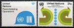 ONU - Nations Unies - New York 1980 - YT 312 313 (**) - Maisson de la Paix