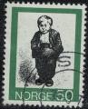Norvge 1972 Oblitr Used conte The Little Boy tale story Y&T NO 611 SU