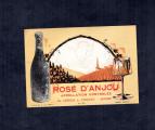 Ancienne tiquette de vin : Ros d'Anjou