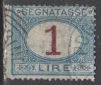 Italie 1890 - Timbre taxe 1 L.