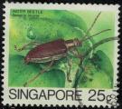 Singapour 1988 Oblitr Used Insecte Donacia Javana Y&T SG 459A SU