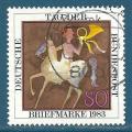 Allemagne N1024 Journe du timbre - cavalier avec cor postal oblitr