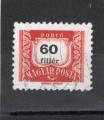 Timbre Hongrie Oblitr / Cachet Rond / 1958 / Y&T NT229A ( Timbre Taxe )