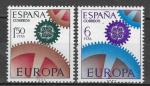 ESPAGNE N°1448/1449** (Europa 1967) - COTE 0.60 €