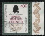 Allemagne 1996 Homopathie Samuel Hahnemann Similia Similibus Curentur SU