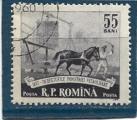 Timbre Roumanie Oblitr / 1957 / Y&T N1543.