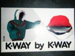 K-WAY by K WAY Vtement Autocollant publicitaire