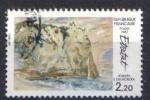  FRANCE 1987 - YT 2463 - Vue d'tretat d'aprs E Delacroix - Peinture - tableaux