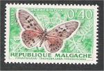 Madagascar - Scott 307 mint  butterfly / papillon