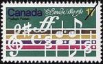 Canada 1980 Y&T 736 NEUF Notes de musique