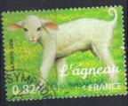 Timbre France 2006 - YT 3900 - srie nature - animaux domestiques - L'agneau 