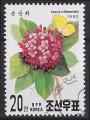 Timbre oblitr n 2303(Yvert) Core du Nord 1992 - Fleurs