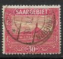 Sarre - 1922 - YT n   92  oblitr