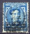 Timbre ESPAGNE  1876 Obl   N 164   Y&T  Personnages