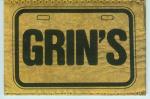 GRIN'S autocollant publicitaire ancien et rare VETEMENTS