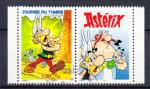 FRANCE - 1999 - O , YT. 3225 a + Vignette - Journée du timbre , Astérix