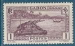 Gabon N125 Sur le fleuve Ogoou 1c neuf sans gomme