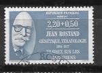 N 2458  Jean Rostand biologiste et crivain 1987